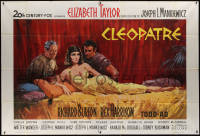 2b0255 CLEOPATRA French 2p 1963 Terpning art of Elizabeth Taylor, Richard Burton & Rex Harrison!