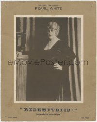 2b0672 WHITE MOLL French LC 1920 Pearl White's father is killed & she is hired to help poor, rare!