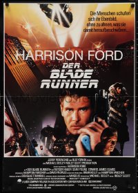 2b0688 BLADE RUNNER German 1982 Ridley Scott, different montage of Harrison Ford & cast!