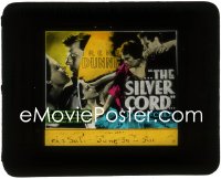 2b1638 SILVER CORD glass slide 1933 Irene Dunne challenges the menace of a selfish mother, McCrea!