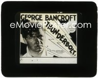 2b1648 THUNDERBOLT glass slide 1929 Josef von Sternberg, framed George Bancroft wants revenge!