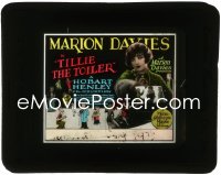 2b1650 TILLIE THE TOILER glass slide 1927 Marion Davies as the cartoon girl come to life!