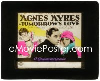 2b1653 TOMORROW'S LOVE glass slide 1925 Agnes Ayres, Pat O'Malley, directed by Paul Bern!
