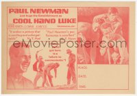 2b1564 COOL HAND LUKE herald 1967 Paul Newman, what we've got here is a failure to communicate!