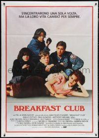 2b0342 BREAKFAST CLUB Italian 1p 1985 John Hughes, Estevez, Molly Ringwald, Judd Nelson, classic