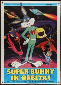 2b0344 BUGS BUNNY & ROAD RUNNER MOVIE Italian 1p 1979 Piovano cartoon art of Looney Tunes in space!