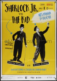 2b0404 SHERLOCK JR. VS THE KID Italian 1p 2010s Charlie Chaplin & Buster Keaton double-bill!
