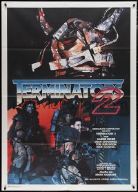 2b0414 TIME GUARDIAN Italian 1p 1989 Dean Stockwell, Terminators 2, great different image!