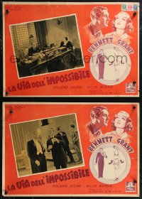 2b0327 TOPPER 2 Italian LCs 1938 FX scenes of Constance Bennett & Cary Grant, Roland Young, rare!