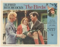2b1279 BIRDS LC #5 1963 Alfred Hitchcock, great close up of Rod Taylor, Tippi Hedren & injured girl!