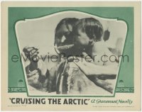 2b1288 CRUISING THE ARCTIC LC 1928 Eskimo mother using huge spoon to feed her baby, ultra rare!
