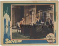 2b1352 SKYLINE LC 1931 Maureen O'Sullivan stares at Thomas Meighan in his office, ultra rare!