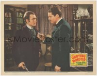 2b1371 UNDYING MONSTER LC 1942 great close up of James Ellison & Bramwell Fletcher in tense moment!