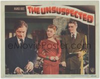 2b1374 UNSUSPECTED LC #2 1947 Audrey Totter & Michael North watch Claude Rains make himself a drink!