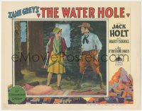 2b1378 WATER HOLE LC 1928 Zane Grey, great c/u of Jack Holt with worried Nancy Carroll, very rare!