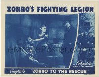 2b1387 ZORRO'S FIGHTING LEGION chapter 6 LC 1939 masked hero Reed Hadley, Zorro to the Rescue!