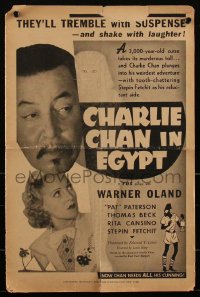 2b0080 CHARLIE CHAN IN EGYPT pressbook 1935 Asian detective Warner Oland, Rita Hayworth, very rare!