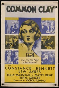 2b0086 COMMON CLAY pressbook 1930 does one slip make Constance Bennett a bad woman, ultra rare!