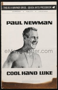 2b0088 COOL HAND LUKE pressbook 1967 Paul Newman prison escape classic, includes the herald!