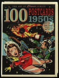 2b1533 ART OF CLASSIC COMICS FROM THE FABULOUS 1950S English postcard set 2012 box of 100 postcards!