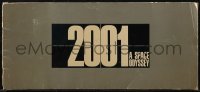 2b0038 2001: A SPACE ODYSSEY souvenir program book 1968 Stanley Kubrick, block text cover!