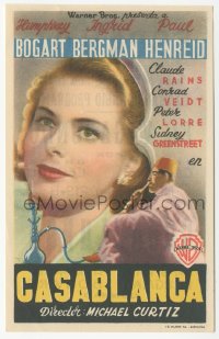 2b1543 CASABLANCA Spanish herald 1946 different image of Ingrid Bergman, Michael Curtiz classic!