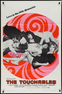 2b1209 TOUCHABLES 1sh 1968 Judy Huxtable in five-way love, psychedelic love in the fifth dimension!