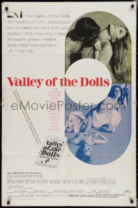 2b1218 VALLEY OF THE DOLLS 1sh 1967 sexy Sharon Tate, from Jacqueline Susann's erotic novel!