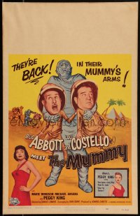 2b0470 ABBOTT & COSTELLO MEET THE MUMMY WC 1955 Bud & Lou are back in their mummy's arms!