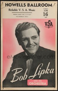 2b0478 BOB LIPKA WC 1946 performing live with his orchestra at Howells Ballroom, always a good time!