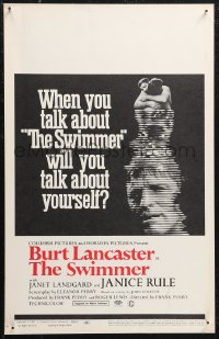 2b0529 SWIMMER WC 1968 Burt Lancaster, directed by Frank Perry, will you talk about yourself?