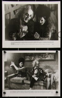 2b2024 BEETLEJUICE 8 8x10 stills 1988 Michael Keaton, Alec Baldwin & Geena Davis, Tim Burton!