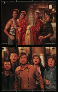 2b2101 BIG TROUBLE IN LITTLE CHINA 5 color deluxe 8x10 stills 1986 John Carpenter, Russell, Cattrall!