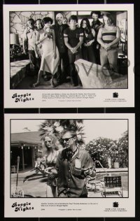 2b1969 BOOGIE NIGHTS 13 8x10 stills 1997 Burt Reynolds, John C. Reilly, Mark Wahlberg, cast portrait!
