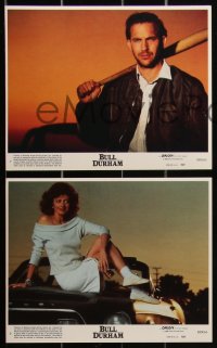 2b2027 BULL DURHAM 8 8x10 mini LCs 1988 images of baseball player Kevin Costner & sexy Susan Sarandon