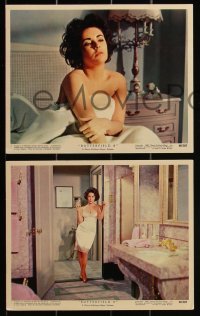 2b1995 BUTTERFIELD 8 10 color 8x10 stills 1960 Elizabeth Taylor & Laurence Harvey, Eddie Fisher!