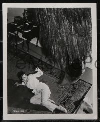 2b2257 TARANTULA 2 8x10 stills 1955 images of the title monsters attacking woman and Leo G. Carroll!