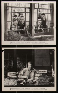 2b2122 TASK FORCE 5 8x10 stills 1949 Gary Cooper, Brennan, Bennett, Jane Wyatt & Julie London!