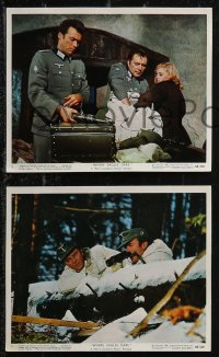 2b2020 WHERE EAGLES DARE 9 color 8x10 stills 1968 Clint Eastwood, Richard Burton, Mary Ure, WWII!