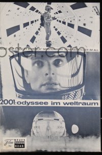 2b1503 2001: A SPACE ODYSSEY Austrian program 1973 Stanley Kubrick classic, great Cinerama images!