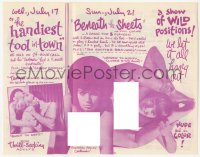 2b1551 BANG-UP BEAVER BUST-OUT herald 1970s sexy naked girls in 4 different movies, sexploitation!