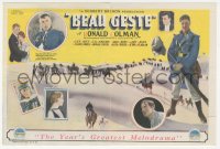 2b1552 BEAU GESTE herald 1926 great images of Ronald Colman & French Foreign Legionnaires!