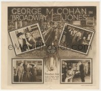 2b1559 BROADWAY JONES herald 1917 George M. Cohan inherits a fortune & goes to New York, ultra rare!