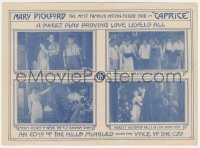 2b1560 CAPRICE herald 1913 mountain girl Mary Pickford becomes civilized, Owen Moore, ultra rare!