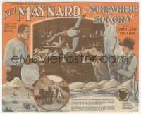 2b1596 SOMEWHERE IN SONORA herald 1927 great images of cowboy hero Ken Maynard in California!