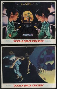 2b1439 2001: A SPACE ODYSSEY 5 LCs 1968 Stanley Kubrick sci-fi classic, Gary Lockwood, Keir Dullea!