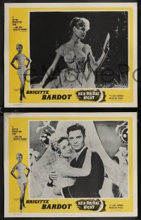 2b1469 BRIDE IS MUCH TOO BEAUTIFUL 3 LCs 1958 great images of sexiest Brigitte Bardot. Jourdan!