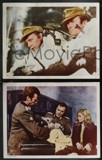 2b1465 WHERE EAGLES DARE 4 int'l LCs 1968 great images of Clint Eastwood, Richard Burton, Mary Ure!
