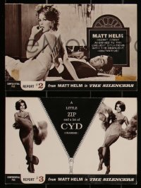 2b1522 SILENCERS INCOMPLETE promo kit 1966 Dean Martin as Matt Helm & the sexy Slaygirls, ultra rare!