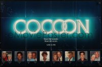 2b0874 COCOON promo brochure 1985 Ron Howard classic, unfolds to a 22x34 poster, different & rare!